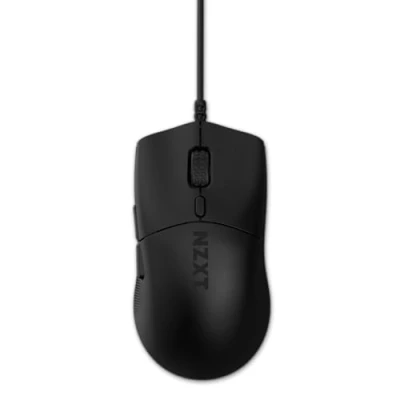 Image of NZXT Lift 2 Symm Lightweight Symmetrical Wired Gaming Mouse 58 g Design 8K Polling Rate Optical Switches 26K DPI Sensor 100% PTFE Feet Black