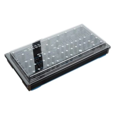 Image of Decksaver Cover for Novation Peak Super Durable Polycarbonate Protective lid in Smoked Clear Colour, Made The UK Producers&#039; Choice Unbeatable Protection