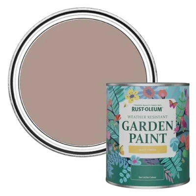 Image of Rust Oleum Pink Mould Resistant Garden Paint in Matt Finish Haversham 750ml