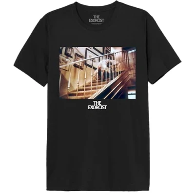 Image of The Exorcist Men&#039;s Meexormts008 T Shirt, Black, L