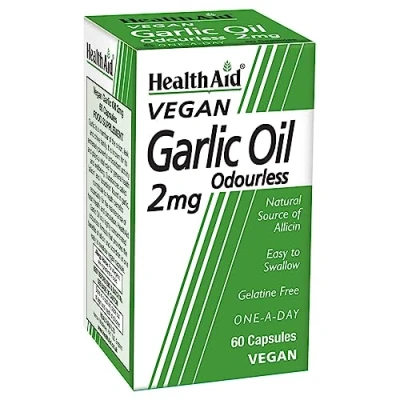 Image of HealthAid Garlic Oil 2mg 60 Vegicaps