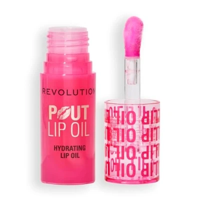 Image of Revolution Pout Lip Oil Watermelon Pink 4ml