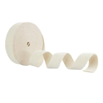 Image of Trimz Cotton Webbing, Ecru, 25mm x 10m