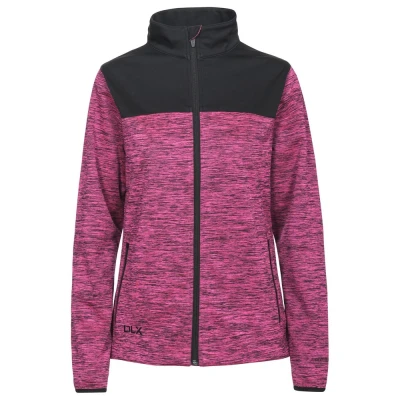 Image of Trespass Womens/Ladies Laverne DLX Softshell Jacket (Fuchsia) Size X Large