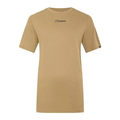 Image of Berghaus Women&#039;s Boyfriend Buttermere Short Sleeve Tee T Shirt, Sand Dune, 18