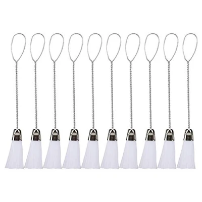 Image of 10Pcs Sewing Machine Cleaning Brush, Keyboard Brush Nylon Lint Single Ended 17.3cm / 6.81in