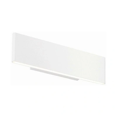 Image of Bodhi Integrated LED Wall Textured Matt White Paint &amp; Frosted Acrylic 2 Light Dimmable IP20