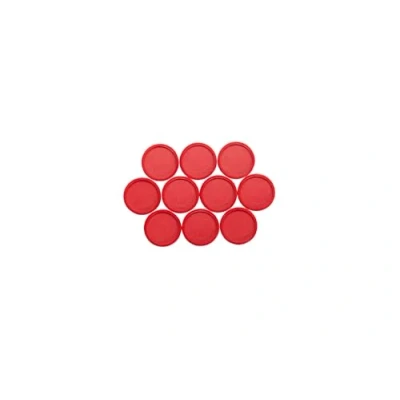 Image of Maul Round Magnets, 34mm, Pack Of 50, Red