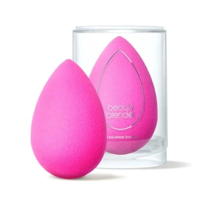 Image of Beautyblender Original Makeup Applicator Sponge for Powder Liquid Coverup BB Cream or other Cosmetic Foundation Products in Pink