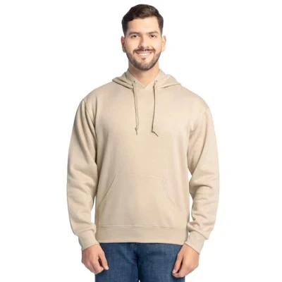 Image of Fruit of the Loom Unisex&#039;s Eversoft Fleece Hoodies, Full Zip, Moisture Wicking &amp; Breathable, Sizes S 4x Shirt, Khaki Heather Pullover, XXXL