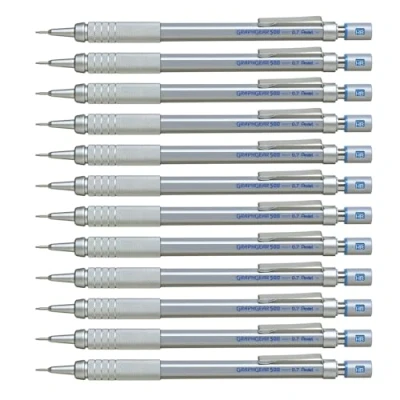 Image of Pentel 0.7 mm Graphgear 500 Mechanical Pencil, Silver