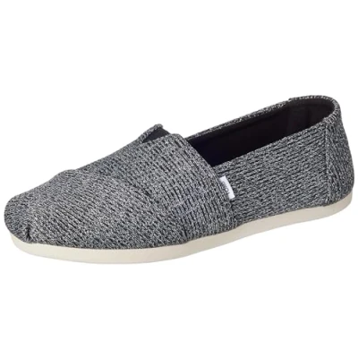 Image of TOMS Women&#039;s Alpargata Cloudbound Loafer Flat , Forged Iron Sparkle Knit,4 UK