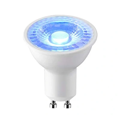 Image of Saxby 92537 GU10 5W Energy Saving Blue LED Bulb Lamp