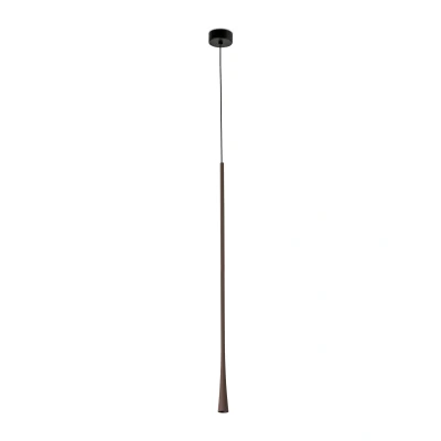 Image of Diana 80 Integrated LED Pendant Ceiling Light Dark Brown 2700K