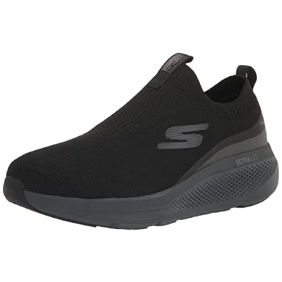 Image of Skechers Men&#039;s GOrun Elevate Slip On Performance Athletic Running &amp; Walking Shoe Running, Black, 9US/ 8UK