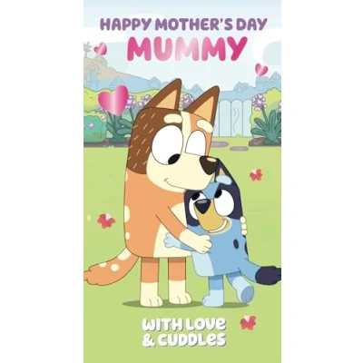 Image of BLUEY Mother&#039;s Day Card Mummy on Mothers