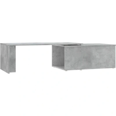 Image of vidaXL Coffee Table Concrete Grey 150x50x35 cm Engineered Wood