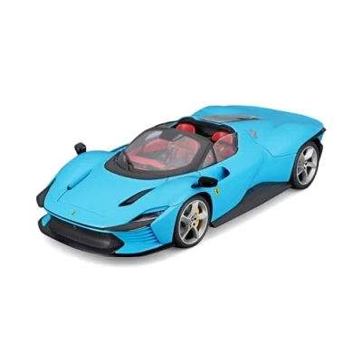 Image of Bburago 18 16912BL Ferrari Daytona SP3 1:18 Scale Model car, Blue