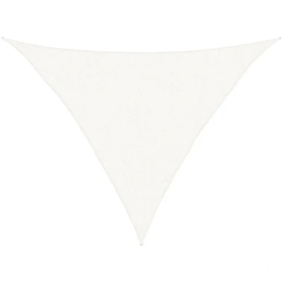 Image of vidaXL Sunshade Sail 160 g/m² White 2.5x2.5x3.5 m HDPE