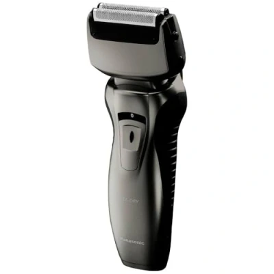 Image of Panasonic ES RW33 H503 Wet/Dry Razor, Inclusive Charging Station, 2 fold Shaving Head, Wet &amp; Dry Silver
