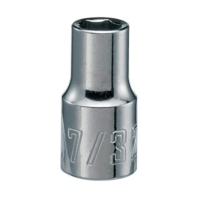 Image of CRAFTSMAN Shallow Socket, SAE, 1/4 Inch Drive, 7/32 Inch, 6 Point (CMMT43492)