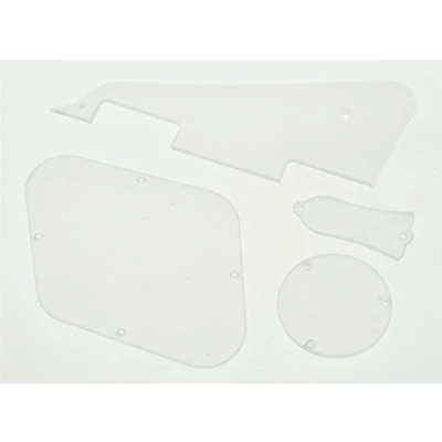 Image of KAISH Clear LP Standard Pickguard Rear Cavity Covers and Truss Rod Cover Transparent for USA Les Paul