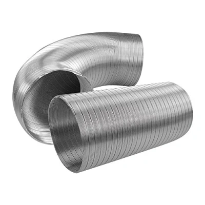 Image of Flexible Aluminium Air Ducting Ø100 (4&quot;) 2.5meters Ventilation Accessory Alloy Vent Tube Hose Duct