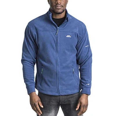 Image of Trespass Men&#039;s Bernal Warm Fleece Jacket, Navy Tone, X Small