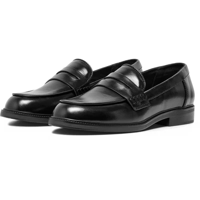 Image of ONLY Women&#039;s Onllux 1 Pu Loafer Noos, Black, 3.5 UK