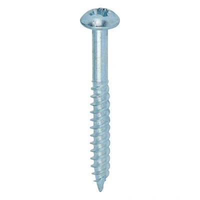 Image of 3x TIMCO Twinthreaded Woodscrews Pz Round Zinc 00122CRWZ Pack of 200