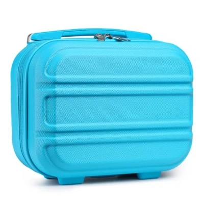 Image of Kono Vanity Case ABS Hard Shell Makeup Box Organiser Beauty Make up (12&quot;, Blue)
