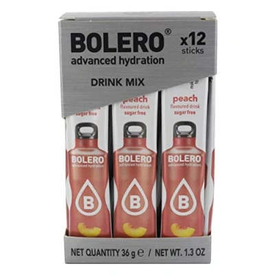 Image of Bolero Sticks Drink, 3 g, Peach, 12 Count