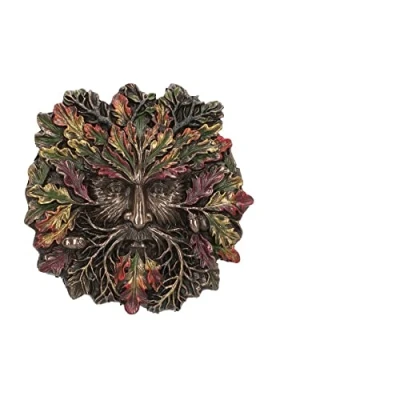 Image of Nemesis Now Autumnal Equinox Wall Plaque, Bronze, 13cm