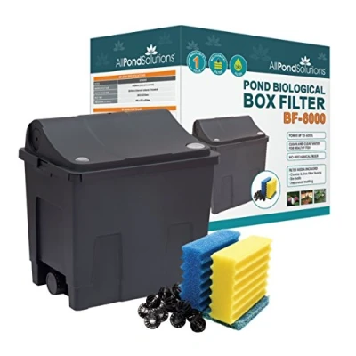 Image of allpondsolutions Small Fish Pond Filter Box Koi/Goldfish Garden Ponds up to 6000L