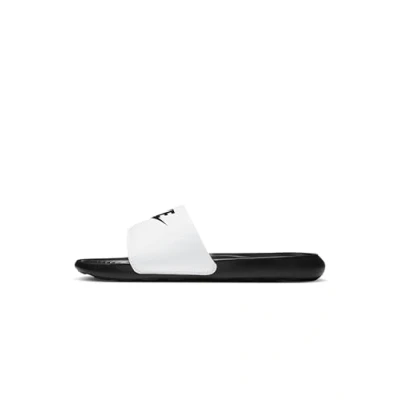 Image of Nike Sportswear Victori ONE Slide Mules, Men&#039;s, Size: 12, Black/white High quality imitation leather
