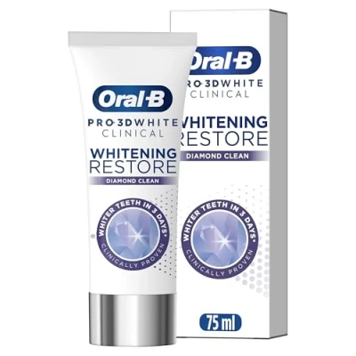 Image of Oral B 3D White Clinical Diamond Clean Toothpaste 75ml
