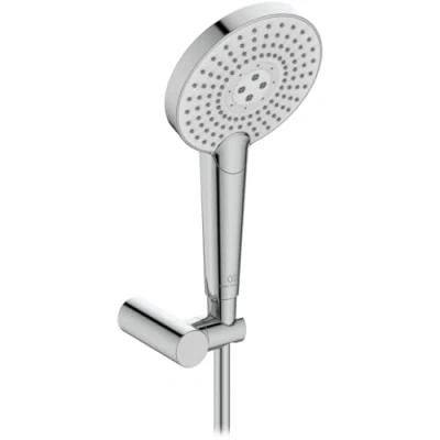Image of Ideal Standard Evo Jet Round 125Mm Dia Shower Set 1.75M Hose, Chrome