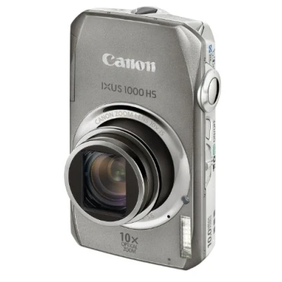 Image of Canon IXUS 1000 HS Digital Camera (High Sensitivity 10 Megapixel, 10x Zoom, 3.0 inch LCD Screen) Silver (Renewed)