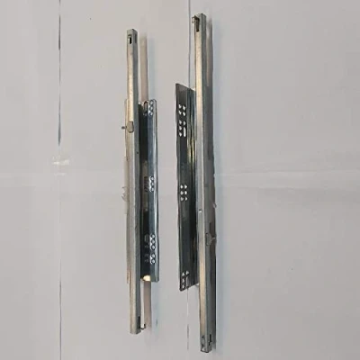 Image of Hafele Drawer Runner, Silver Metal, Side Mount, Standard