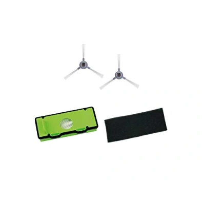 Image of Rowenta ZR177002 Side Brush and High Efficiency Filter Set 3 Piece Genuine Part for Explorer 80 Robot Vacuum Cleaner