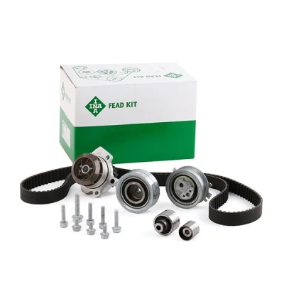 Image of 036109244K, 038109244P, 03L109119B, 03L109119C, 03L109119E water pump + Timing Belt Kit INA 530 0550 32 with 25mm VOLKSWAGEN: Amarok Pickup