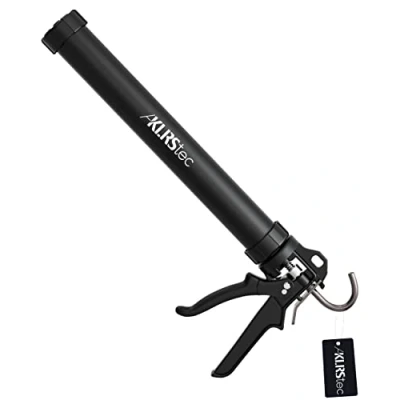 Image of KLRStec PRO XL 600ml Caulk Gun Professional 4K Tube Caulking for All Common 310 sealant and Adhesive cartridges (Silicone, Acrylic, Clay, etc.) with Accessories