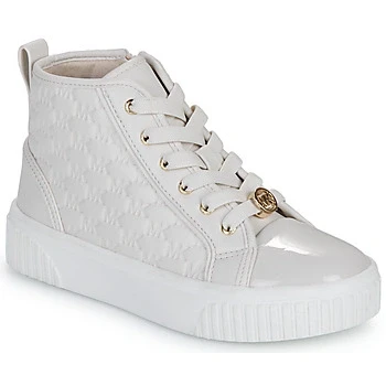 Image of Michael Kors Kids Skate Split Hightop trainers for kids, Size: 3.5, Vanilla shoes