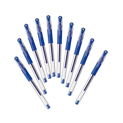 Image of Uni ball Signo Um 151 Gel Ink Pen 0.38 Mm 10 Set (Blue) by