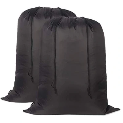 Image of Asonen Large Laundry bags 2 Pack 27&quot; X 36&quot;, Two way drawstring Tear proof Portable Capacity travel storage for Students, Apartments, Travel, Vacations, College