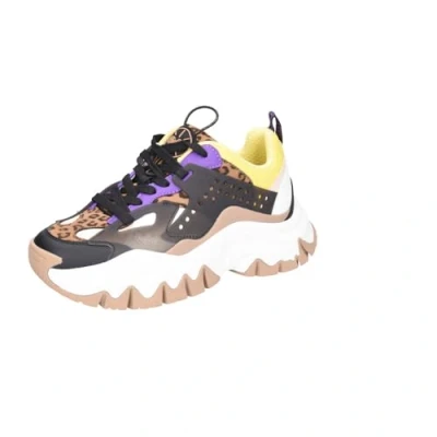 Image of Buffalo Women&#039;s Low Top Trainers, Silver multi coloured, 8 UK