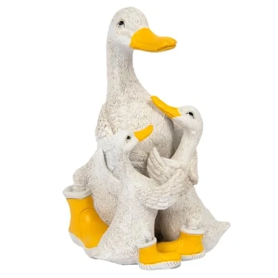 Image of The Leonardo Collection Quackers Duck Playtime Figurine For Home &amp; Office Decor Ornaments Gift Women Men Beautiful Indoor Outdoor Living Room