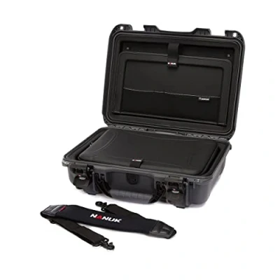 Image of Nanuk 923 Waterproof Hard Case with Laptop Insert Kit Graphite