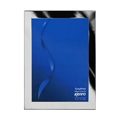Image of Kenro Silver Plated Photo Frame 8x10 Inch / 20x25cm Symphony Elegant Series SYE2025