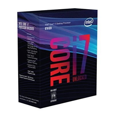 Image of Intel Core i7 8700K Retail (1151/Hex Core/3.70GHz/12MB/Coffee Lake/95W/Graphics)